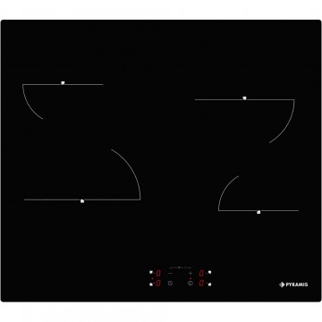 Pyramis PHC62410FMB Κεραμική Εστία Αυτόνομη με Λειτουργία Κλειδώματος 58x51εκ.